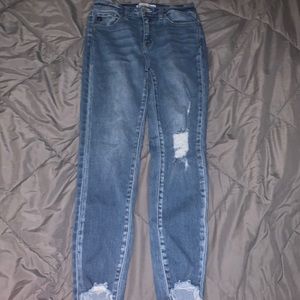KanKan ripped blue jeans